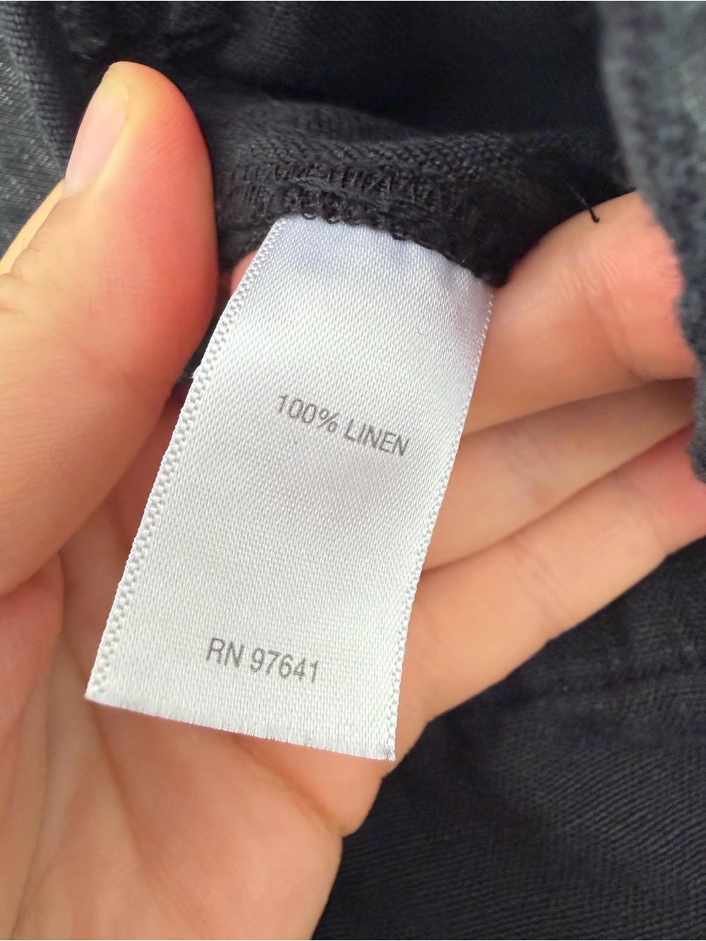 J. Jill “Love Linen” Wide-Leg Cropped Pants Black Size XL Like New Without Tags - Picture 8 of 10